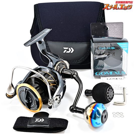 【ダイワ】 22カルディア SW 6000D-H ゴメクサス40mmカスタムハンドルノブ装着 DAIWA CALDIA
