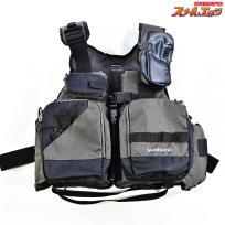 【シマノ】 ゲームベスト VF-024U リアルブラック サイズフリー SHIMANO GAMEVEST フローティングベスト ジャケット K_100