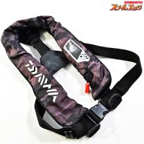 【ダイワ】 ウォッシャブルライフジャケット DF-2007 ブラウンカモ 桜マーク有 2017年8月製造分 DF-SA01 DAIWA ライジャケ K_100