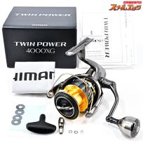 【シマノ】 20ツインパワー 4000XG ゴメクサス30mmカスタムハンドルノブ装着 SHIMANO TWIN POWER