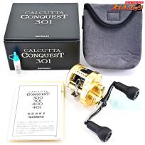 【シマノ】 18カルカッタコンクエスト 301 DRTバリアルハンドル100ブラック装着 SHIMANO CALCUTTA CONQUEST