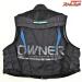【オーナー】 鮎渓流ライトフィットベスト ブラックxブルー サイズM OWNER VEST K_100