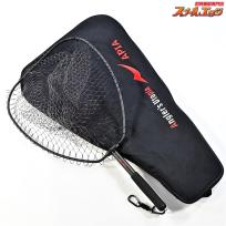 【アピア】 カーボンウェーディングネット ランディングネット タモ枠 縦530mm 横460mm 195g WN5346 APIA CARBON WADING NET K_150