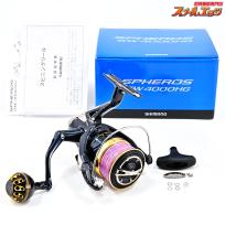 【シマノ】 19スフェロス SW4000HG ゴメクサス32mmハンドルノブ SHIMANO SPHEROS