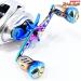 【シマノ】 16メタニウム MGL ノーマルギア 94mmカスタムハンドル&リブレフィーノプラスノブファイヤー&カラーパーツ装着 SHIMANO Metanium