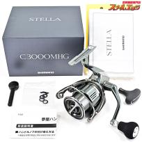 【シマノ】 22ステラ C3000MHG 夢屋EVAラウンド型ハンドルノブ装着 SHIMANO STELLA