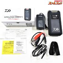 【ダイワ】 スーパーリチウム 12000WP-C 充電器付 2024年7月製造分 電動リール用バッテリー DAIWA SUPER LITHIUM K_060