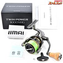【シマノ】 20ツインパワー 3000MHG ゴメクサス28mmカスタムハンドルノブ装着 SHIMANO TWIN POWER