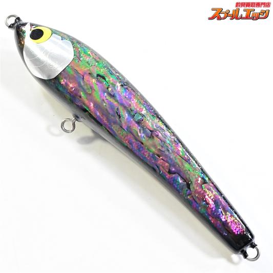 【ウッドリーム】 アキヤ 200 日本アワビブラック アバロン アワビシャル貼り WooDreeam AKIYA ソルトウォーター 海水用ルアー K_060
