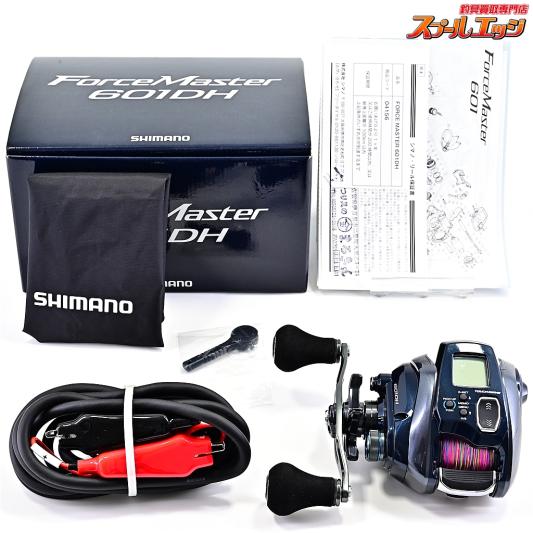 【シマノ】 20フォースマスター 601DH 使用距離1.3km 使用7.5時間 SHIMANO FORCE MASTER