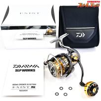 【ダイワ】 18イグジスト LT 4000-CXH SLPWセミオーダー EXLT4000Dスプール&スピニングハンドルキャップS-GM&60mmマシンカットライトハンドル&アルミラウンドノブM-GD DAIWA EXIST