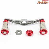 【リブレ】 クランク 90 フォルテノブチタン/レッド装着 シマノ右用センターナット付 LIVRE CRANK