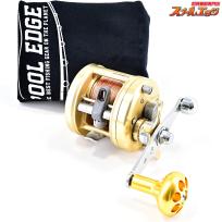【シマノ】 カルカッタ 小船 401 100mmカスタムハンドル&アイズファクトリーアルミラウンドノブ装着 SHIMANO CALCUTTA KOBUNE