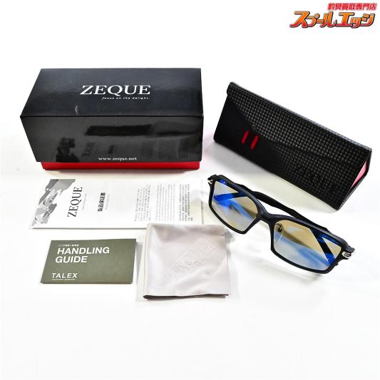 【ズイールオプティクス】 ゼクー スパイク F-2060 トゥルービュースポーツ/ブルーミラー 偏光サングラス タレックス ZEAL ZEQUE Spike TALEX K_060