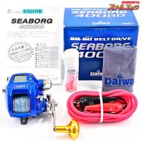 【ダイワ】 シーボーグ 400BD アイズファクトリーパワーハンドルタイプ3装着 使用距離32.8 使用61時間 DAIWA SEABORG