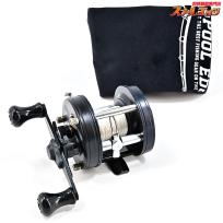 【アブガルシア】 アンバサダー ファイブ ブラック 80mmハンドル&ラウンドノブ装着 Abu Garcia ambassadeur FIVE