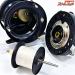 【アブガルシア】 アンバサダー ファイブ ブラック 80mmハンドル&ラウンドノブ装着 Abu Garcia ambassadeur FIVE