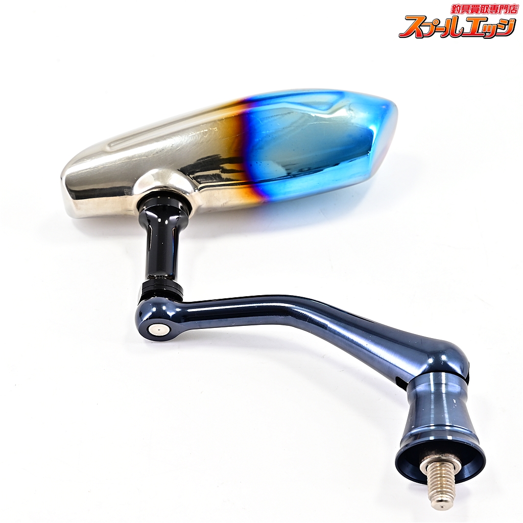 シマノ】 21ツインパワー SW10000PG 75mm純正ハンドル 右巻き軸