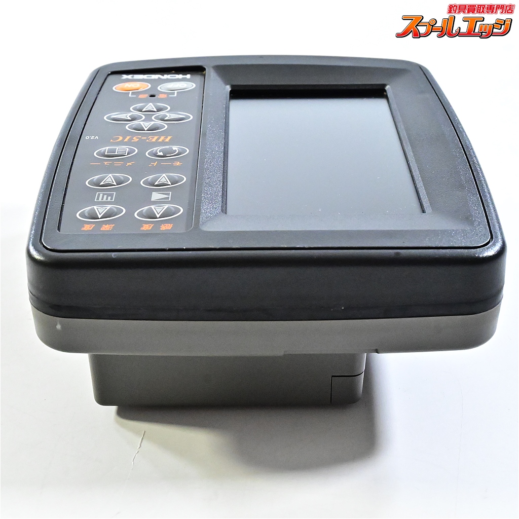 ホンデックス】 カラー魚群探知機 HE-51C 振動子200khz&ポール付