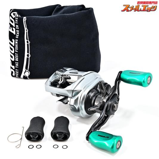 【ダイワ】 21アルファス SV TW 800XHL SLPワークスIシェイプコルクノブメタリックグリーン装着 DAIWA ALPHAS