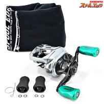 【ダイワ】 21アルファス SV TW 800XHL SLPワークスIシェイプコルクノブメタリックグリーン装着 DAIWA ALPHAS