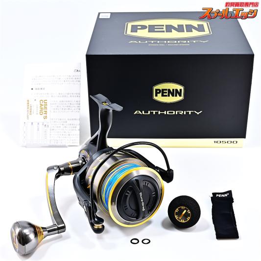 【ペン】 24オーソリティー 10500 未使用PEライン オシア8 12号300m装着 PENN Authority