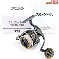 【ダイワ】 22カルディア SW5000D-CXH ゴメクサス38mmカスタムハンドルノブ装着 DAIWA CALDIA