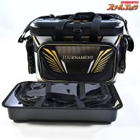 【ダイワ】 トーナメント クールバッグ 38C シルバーxブラック 外寸約35x52x34cm 自重3.9kg バッカン タックルボックス DAIWA TOURNAMENT COOL BAG K_100