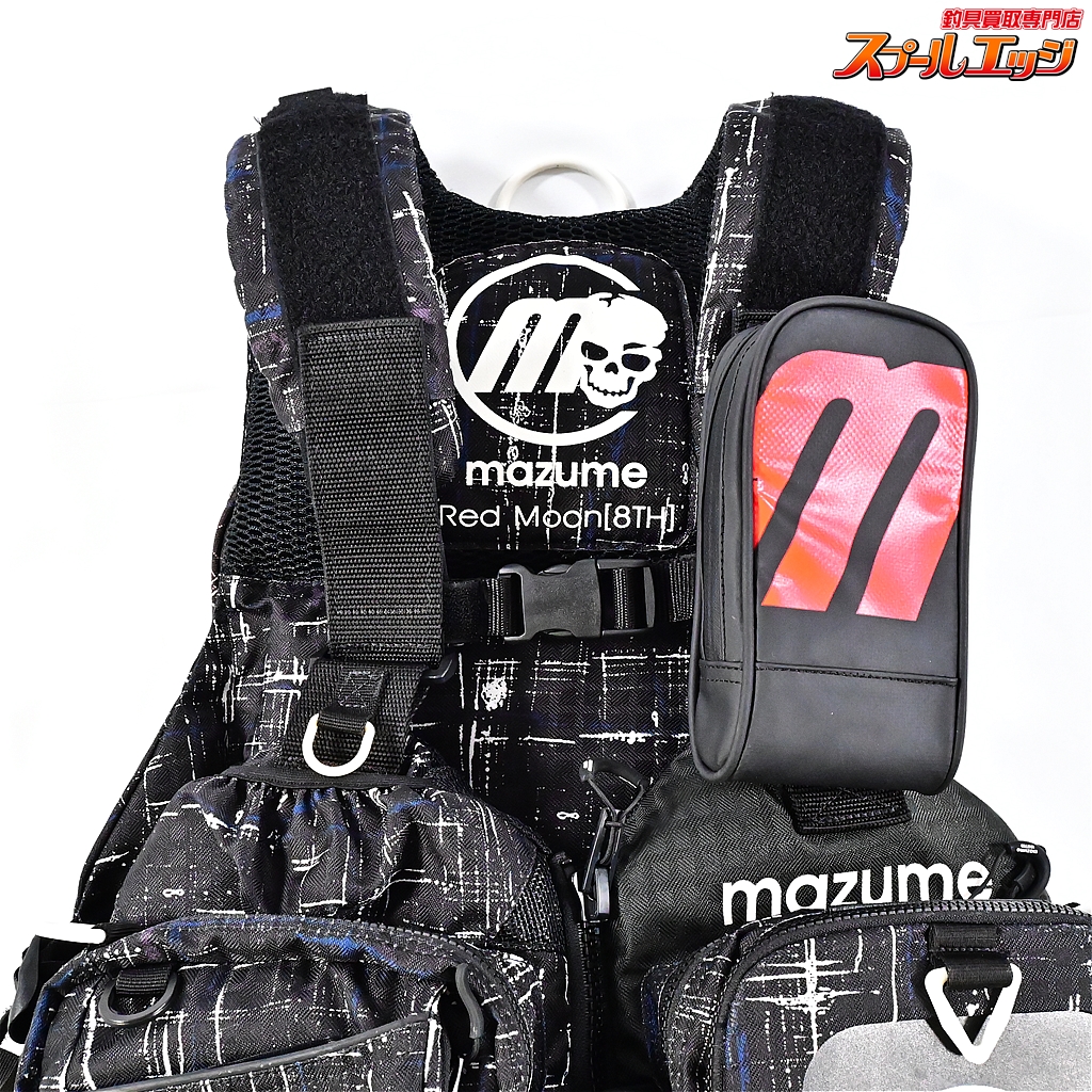 mazume レッドムーンライフジャケット V ダブルポーチスペシャル MAZUME(マズメ) レッドムーンライフジャケットV ダブルポーチ