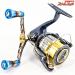 【シマノ】 10ステラ C3000SDH リブレ ウイング 98 シルバー フォルテノブ ファイヤーブルー&カスタムバランサー装着 SHIMANO STELLA