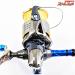 【シマノ】 10ステラ C3000SDH リブレ ウイング 98 シルバー フォルテノブ ファイヤーブルー&カスタムバランサー装着 SHIMANO STELLA