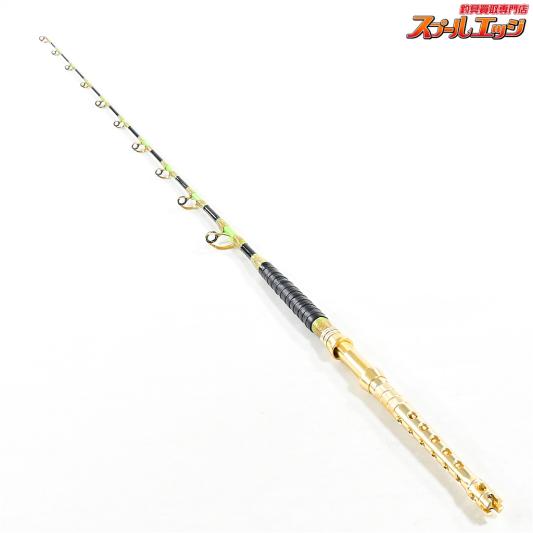 【アリゲーター】 スタンディングシャープS 170 ブラックラメ/スレッドゴールド&ライム ALLIGATOR STANDING SHARP キハダマグロ ブリ ヒラマサ K_214
