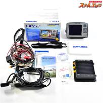 【ローランス】 カラー魚探 HDS7 日本語 ストラクチャースキャンHD & RAMマウント & 振動子 & ステー付 LOWRANCE K_100