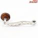 【櫻井漁具】 サクラ S字ウッドパワーハンドル 取付幅内径8mmx5mm ダイワ/アブ用 SAKURA WOOD POWER-HANDLE