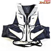 【シマノ】 BB-X リミテッドプロ フローティングベスト VF-110V サイズアジア2XL ホワイト SHIMANO LIMITED-PRO K_060