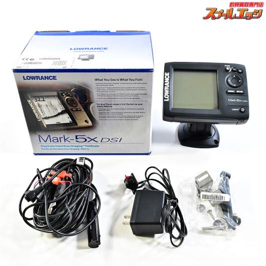 【ローランス】 マーク5X DSI 振動子&2P電源ケーブル付き 魚群探知機 魚探 LOWRANCE Mark-5X K_060