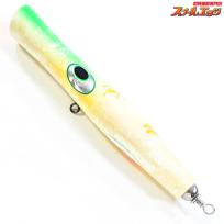 【貝田ルアー】 トランペット 170 ホワイトアバロン アワビシャル貼り 使用1回 KAIDA-Lure Trampet ソルトウォーター 海水用ルアー K_060