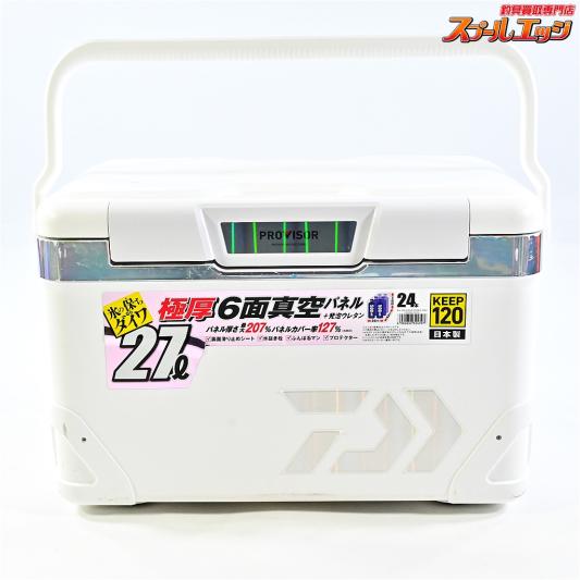 【ダイワ】 プロバイザーHD ZSS 2700EX 27L Hシルバー 極厚6面真空 クーラーボックス DAIWA PROVISOR K_150