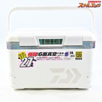 【ダイワ】 プロバイザーHD ZSS 2700EX 27L Hシルバー 極厚6面真空 クーラーボックス DAIWA PROVISOR K_150