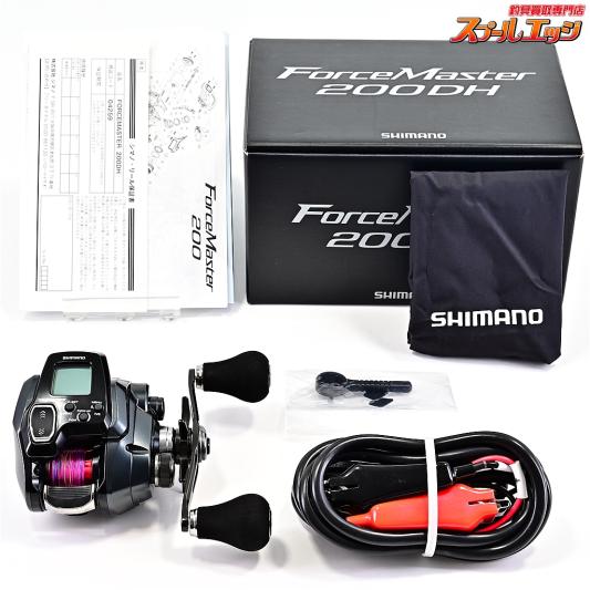 【シマノ】 23フォースマスター 200DH 使用距離2.2km 使用11.0時間 SHIMANO FORCEMASTER