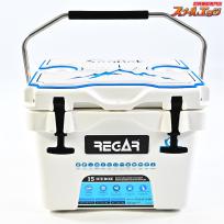 【リガーマリンエンジニアリング】 ハードクーラー 15L ホワイト SeaDekオリジナルマット付 ふるさと納税限定デザイン REGAR ICE BOX K_060
