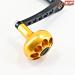 【MCワークス】 90mm BBパワーハンドル ゴールド/ブラック ステラ18000〜30000左用 MC-WORKS BB POWER HANDLE