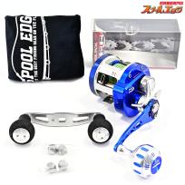 【ダイワ】 14リョウガ ベイジギング C1012PE-SHL ハイテン70mmカスタムハンドル装着 DAIWA RYOGA BAY JIGING