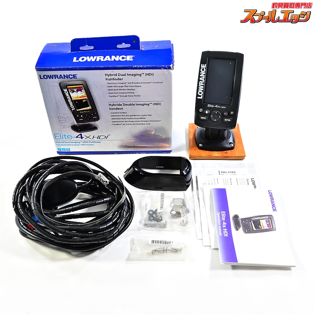ローランス】 エリート 4 X HDI 日本語表示 振動子付 フィッシュ  
