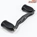 【SLPワークス】 RCS 85mm カーボンクランクハンドル ノブ2個付 DAIWAxSLP-WORKS CARBON HANDLE
