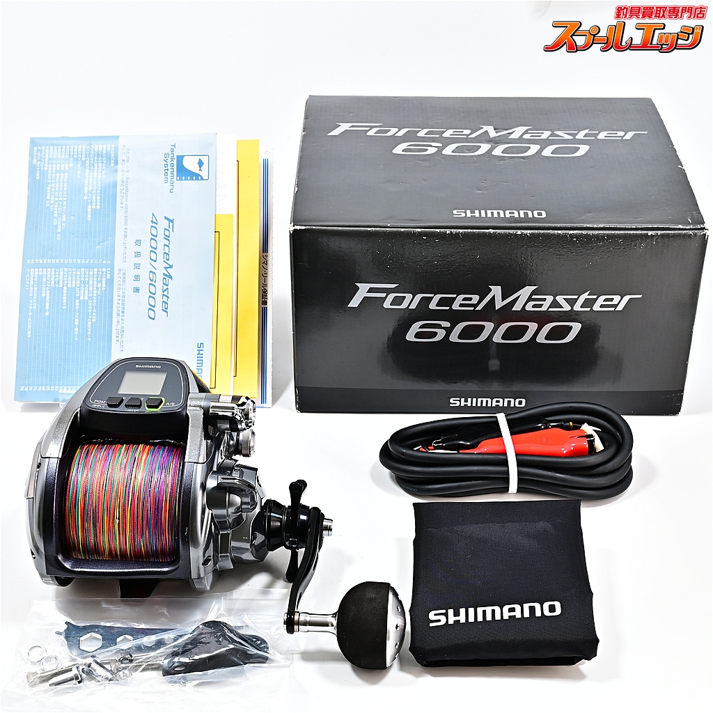 【新品未使用】 ForceMaster 6000 シマノ フォースマスター シマノ】 14フォースマスター 6000 使用距離3.6km 使用31.5時間