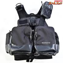シマノ】 サーフトリッパーベスト VF-275W サイズM ブラック