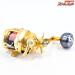 【シマノ】 23オシアコンクエスト 200HG 夢屋アルミラウンド型パワーハンドルノブ TYPE-B サイズM グレー装着 SHIMANO OCEA CONQUEST