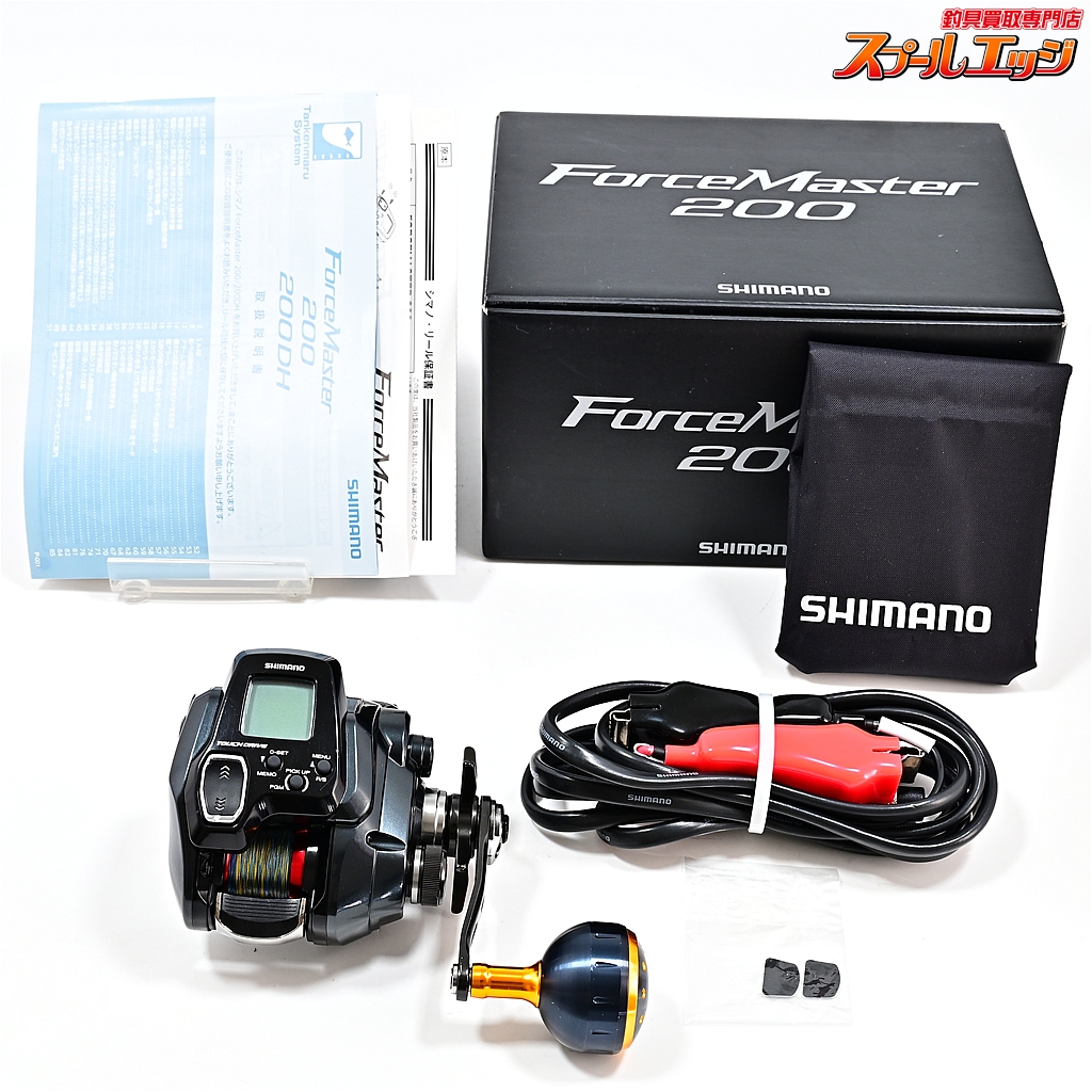 シマノ】 21フォースマスター 200 使用距離135km 使用207時間 夢