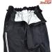 【釣武者】 テクニカルアーム 3レイヤーレインスーツ A01504 ジャケットサイズLL、パンツサイズ3L ブラック/グレー TSURI-MUSYA K_060